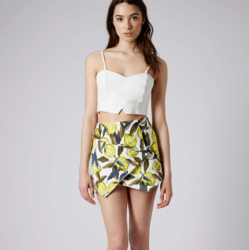Topshop Lemon Skort