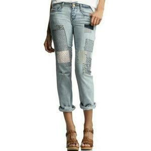 Gap patchy jeans