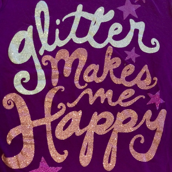 Gap Kids "Glitter Makes Me Happy" Tee & shorts set - Picture 7 of 7