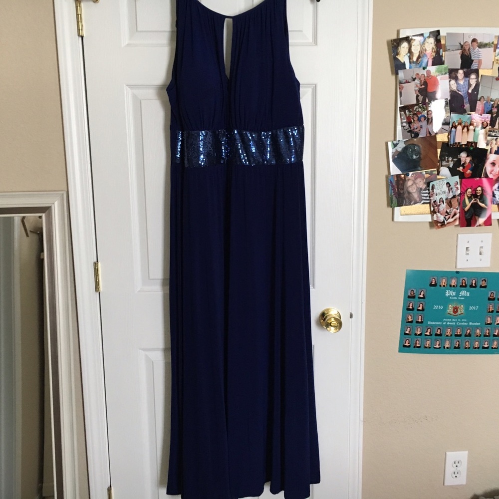 Blue formal dress