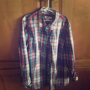 Vineyard Vines Red Plaid Button-Down