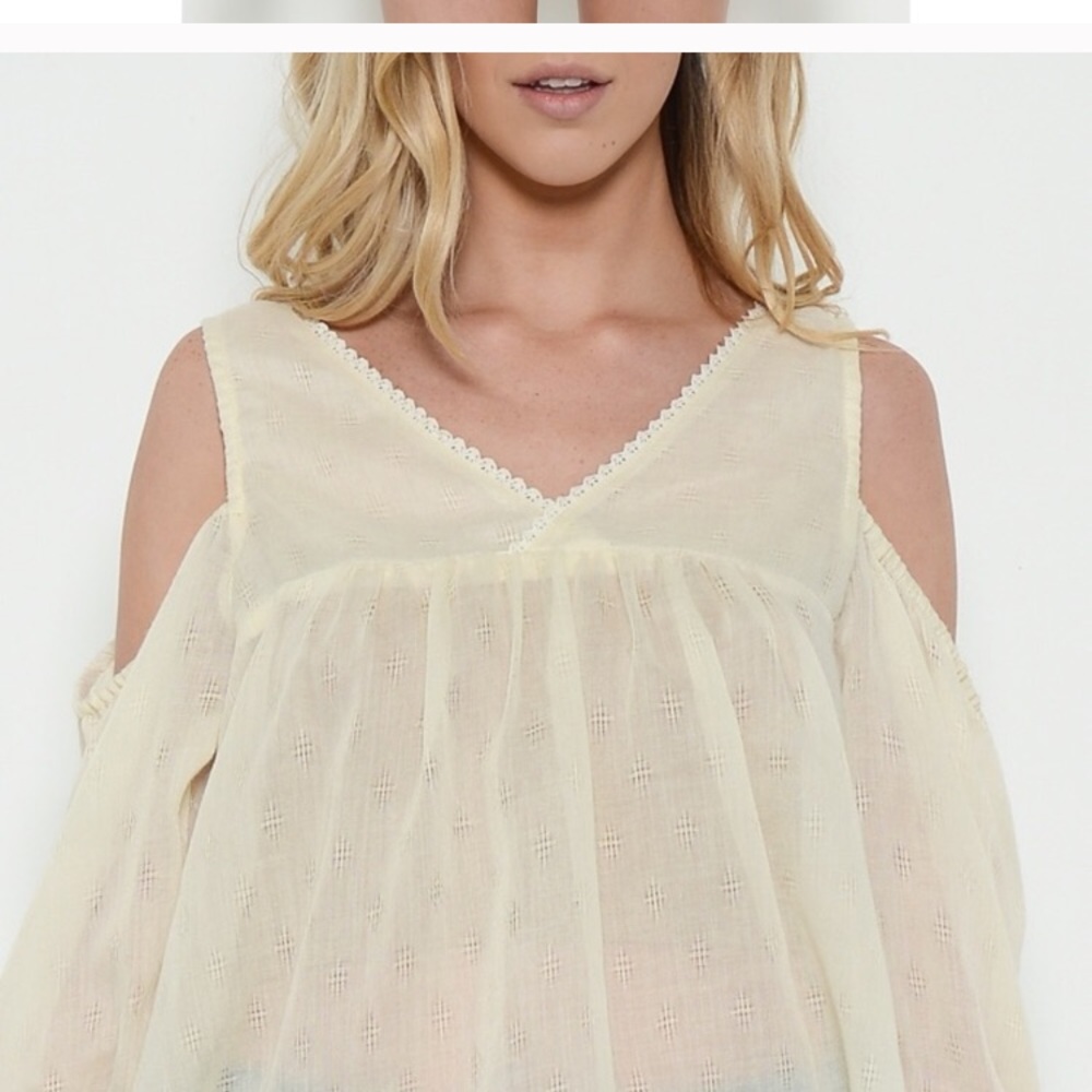 NOW IN Cold shoulder Blouseq - Picture 2 of 3