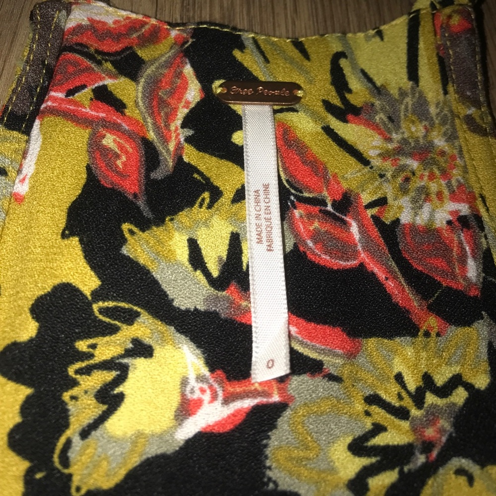 Free People Jump & Jive Floral Jumper Dress Tunic - Picture 6 of 7