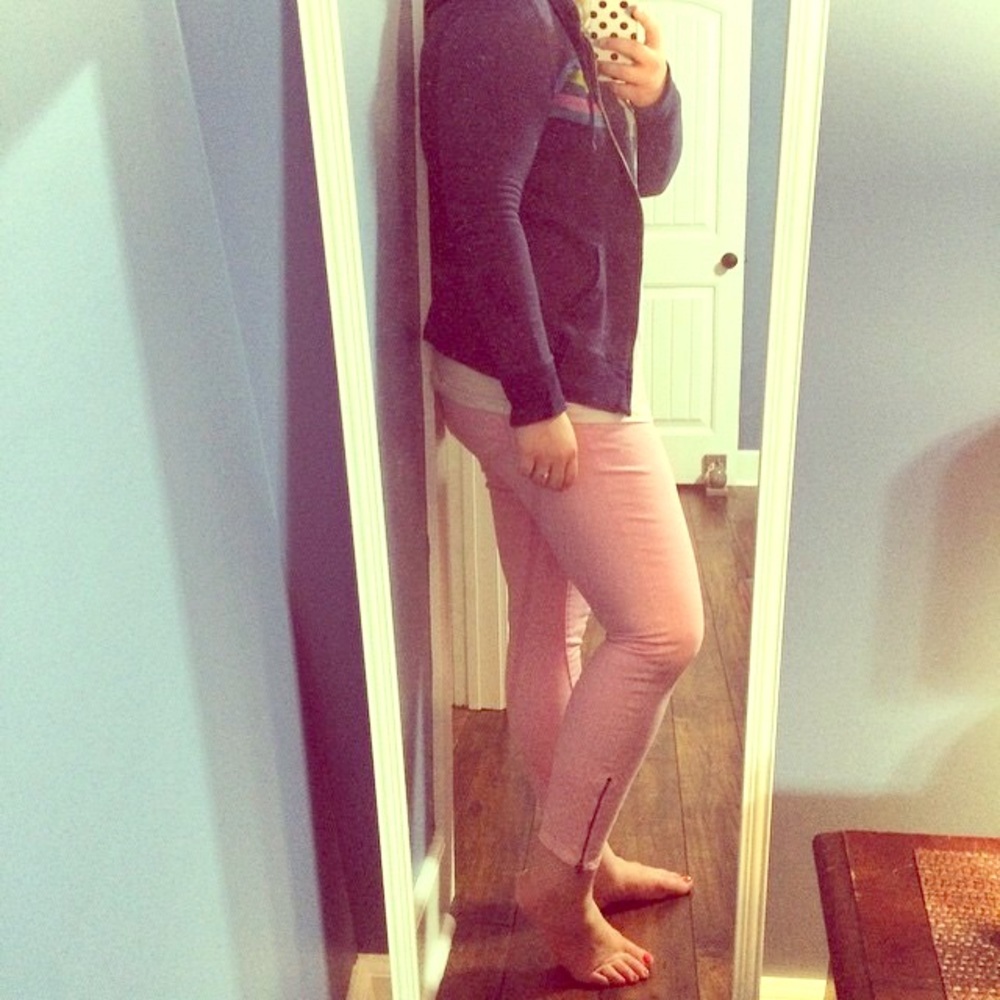 Torrid Pink Cheetah Cropped Denim