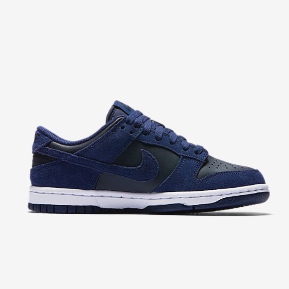 Nike Shoes - NIKE DUNK LOW BLACK BLUE SHOES