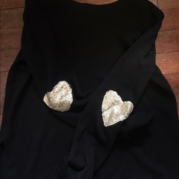 Elbow Heart Patch Sweater - Picture 1 of 3