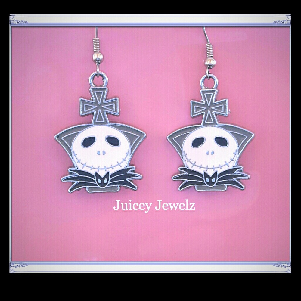 Nightmare Before Christmas inspired earrings.