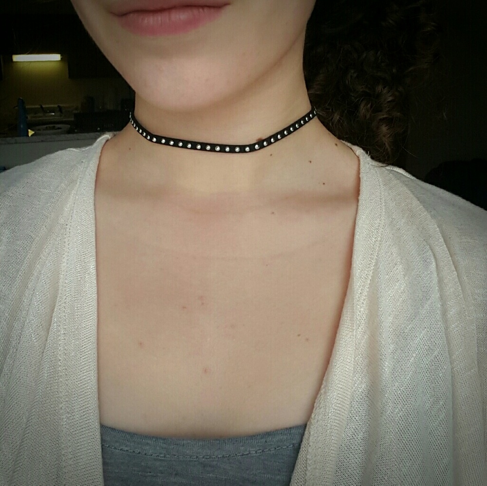 Black Studded Choker