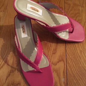 NWT Talbots pink colored sandles. Size 6