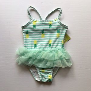 Circo Infant Girls Swimsuit Pineapple Print