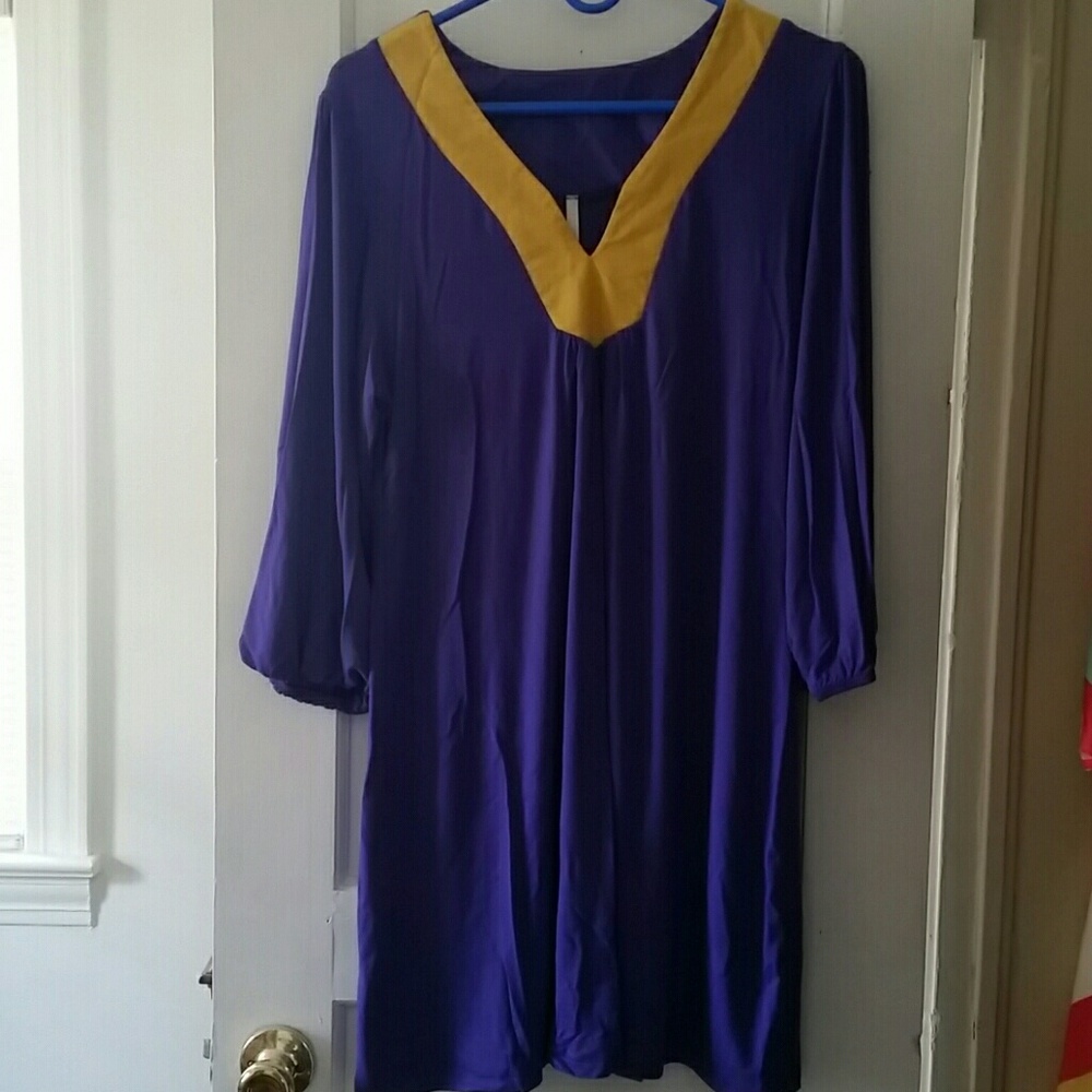 3/4 sleeve dress