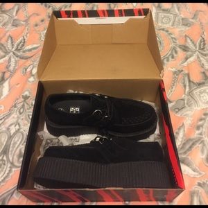 Brand new creepers never worn, women's size 9.