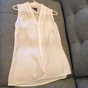 Elegant Nic + Zoe tank in the perfect egg shell.