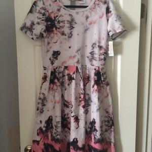 Lularoe Tye Dye Amelia Dress XL