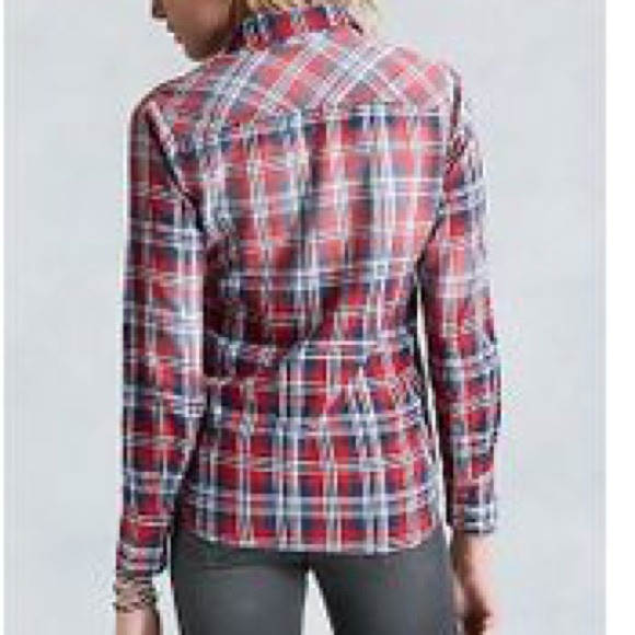 True Religion Tops - True Religion Utility Plaid Flannel Shirt Small