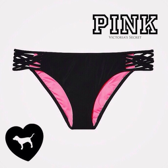 strappy side bikini bottom