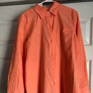 Lauren by Ralph Lauren peach/orange shirt