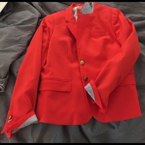 JCrew orange blazer