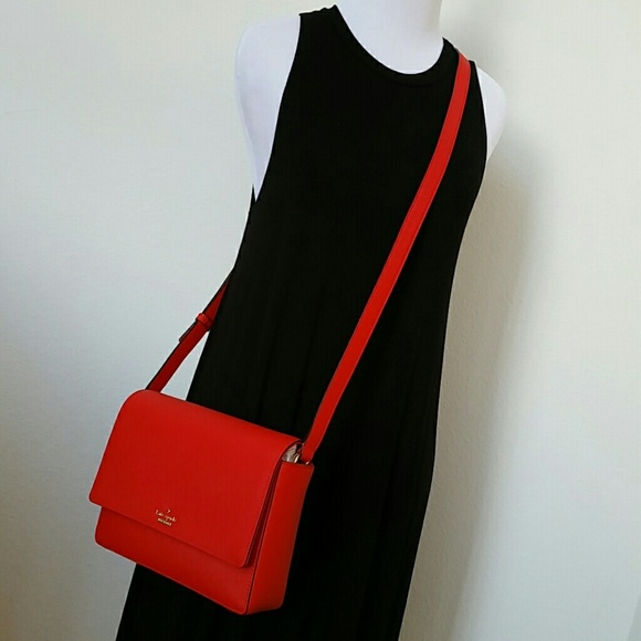 ♠kate spade red cameron street dody crossbody - Picture 4 of 5