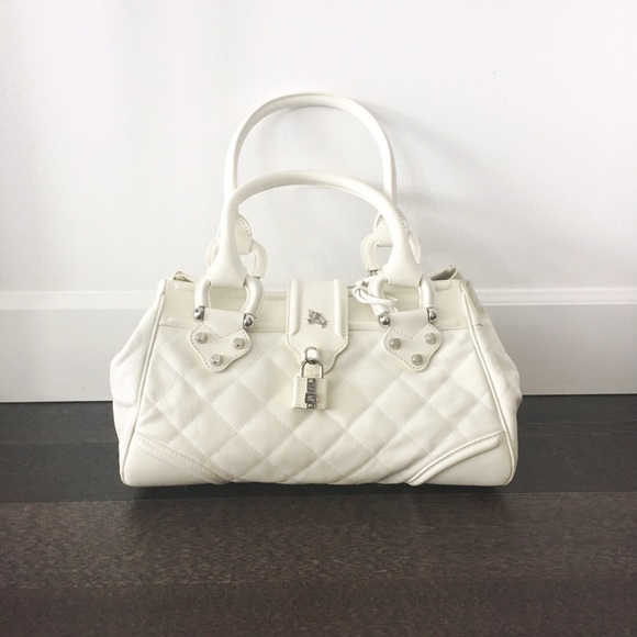 Burberry Handbags - BURBERRY Quilted Satchel