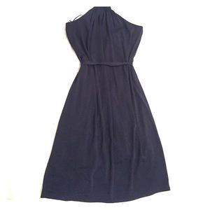 Dark Navy Halter Dress