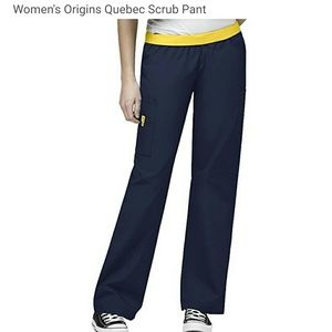 Navy blue scrub pants
