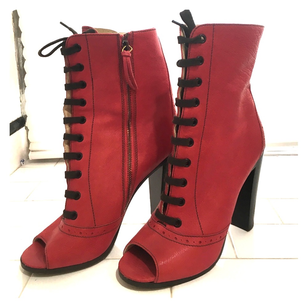 Miu Miu Lace-Up Boots