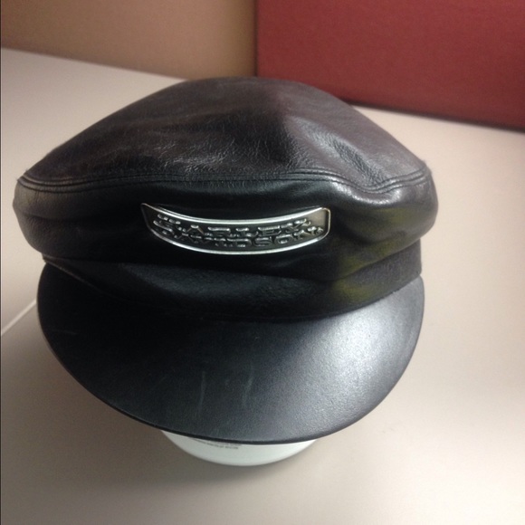 Harley Davidson leather Cap main image 5