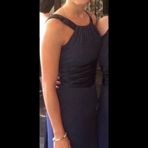 Navy bridesmaids dress