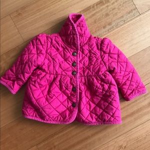 Ralph Lauren pink coat, size 9 months.