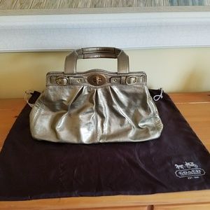Coach patent leather satchel