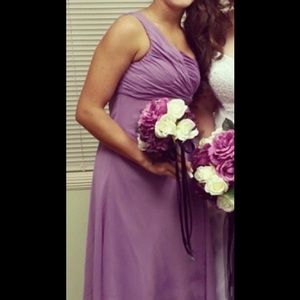 Lavender bridesmaids dress