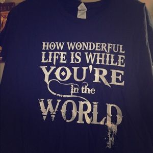 "Your Song" black tee XL