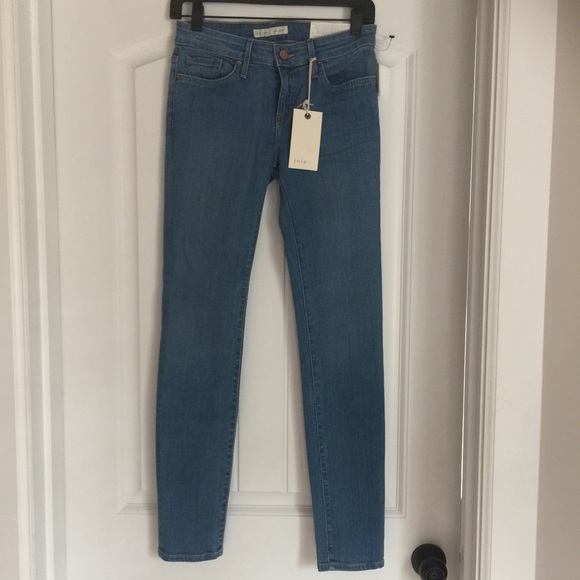 Joie Mid Rise Skinny Jeans in Aqueous - Picture 1 of 6