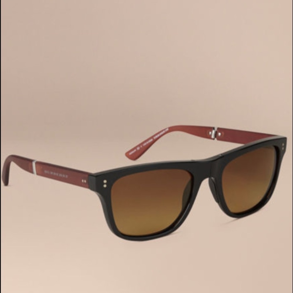 Burberry Folding Polarized Sunglasses