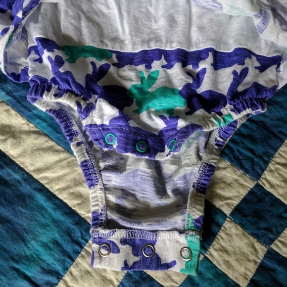 Infant/toddler bunnies spring summer play clothes - Picture 4 of 6