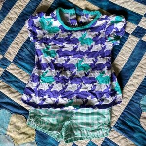 Infant/toddler bunnies spring summer play clothes