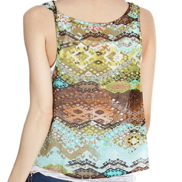 3/$10 Geometric Layered Tank - Picture 2 of 5