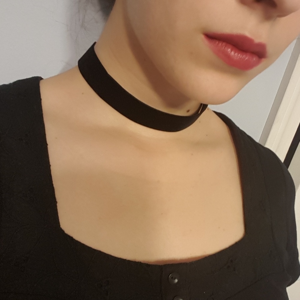 Black Velvet 1 Inch Choker