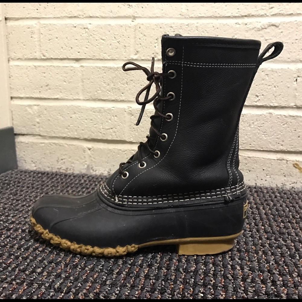 L.L bean 10" shearling lined winter boots