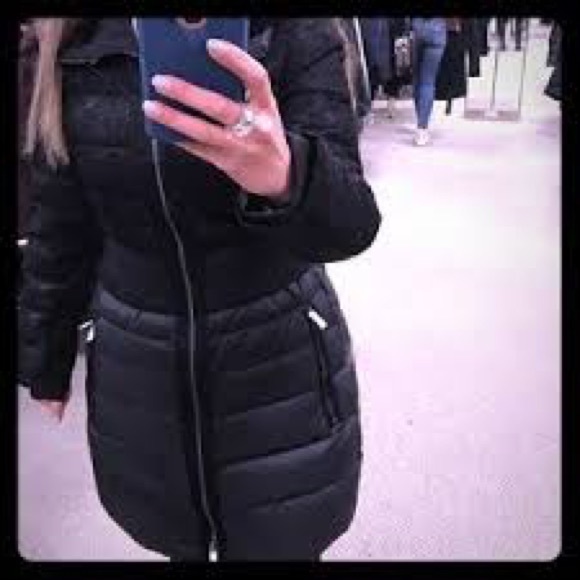 Zac Posen Genuine Shearling Down Jacket - Picture 3 of 3
