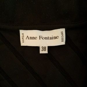 Anne Fontaine black jersey shirt