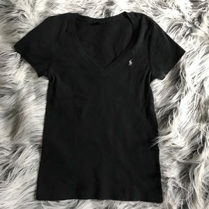 Black Ralph Lauren short sleeved shirt