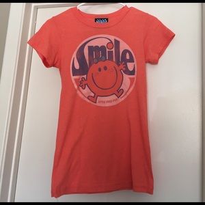 Orange little miss fun short sleeve top