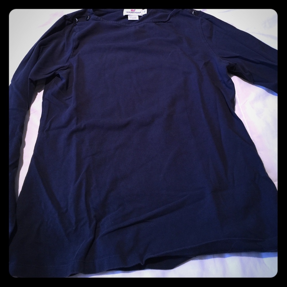 Vineyard vines boatneck long sleeve shirt