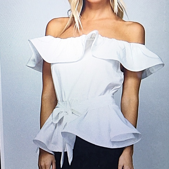 various Tops - Ruffle Off Shoulder Top 🎉Last One🎉