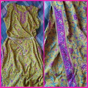 Bohemian India Floral Dress