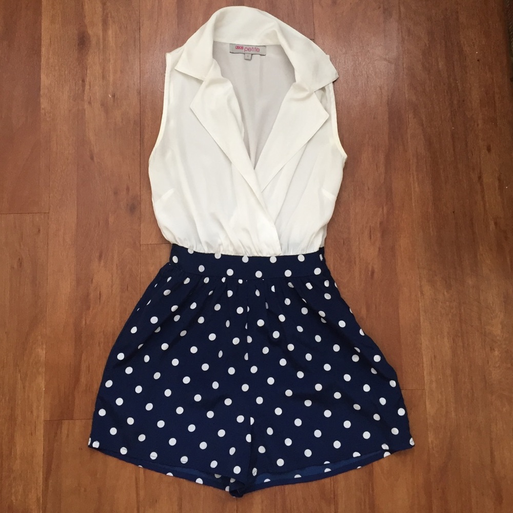 Polka Dotted Romper