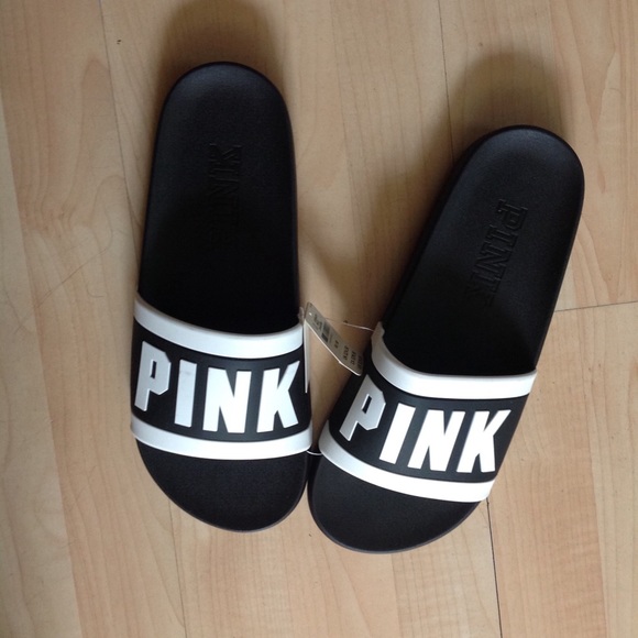 VS Pink Slides Sandals - Picture 2 of 5