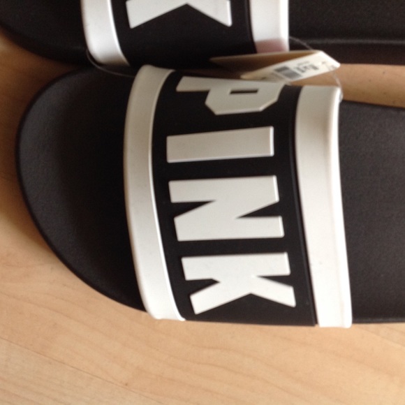 VS Pink Slides Sandals - Picture 3 of 5